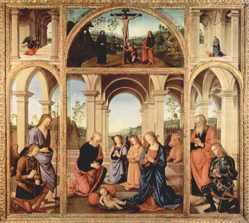 Pietro Perugino Albani Torlonia Polyptych China oil painting art